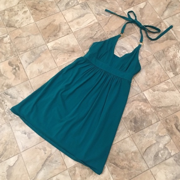 Victoria's Secret Dresses & Skirts - VICTORIA'S SECRET Teal halter dress